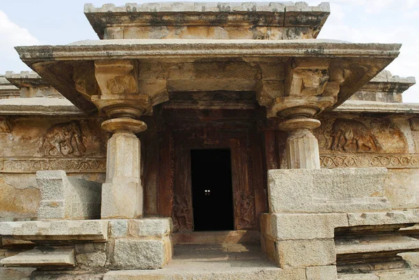 Entrada Templo Shiva Hemakuta Hill Hampi Karnataka India Sacred Center — Foto de Stock