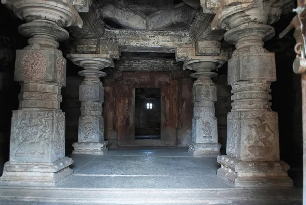 Wnętrza Jednego Rozciągacz Shiva Hemakuta Hill Hampi Karnataka India Sacred — Zdjęcie stockowe