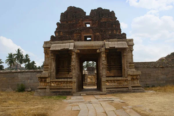 Gopura Norte Del Patio Interior Una Entrada Templo Achyuta Raya — Foto de Stock