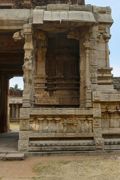 Section North Gopura Inner Courtyard Achyuta Raya Temple Hampi Karnataka — Stock Photo, Image