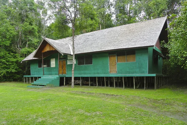 Information center in Tanjung Putting National Park, Indonesia. Located in the southeast part of West Kotawaringin Regency in the Indonesian province of Central Kalimantan, Central Borneo.