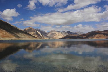 Pangong Gölü, Jammu ve Keşmir Hindistan Devlet görünümünü