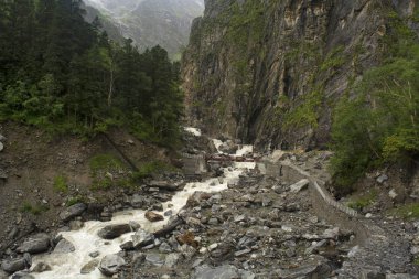 Pushpawati nehir Uttaranchal Rataban ve Nilgiri aralığından filizlenir. İki parçaya ayırma çiçek Vadisi üzerinden gider