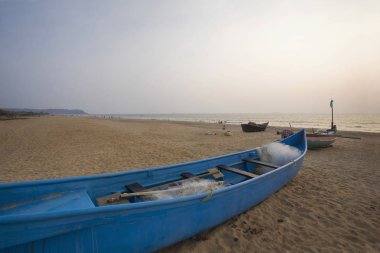 Balıkçı tekneleri Calangute Beach Goa, Hindistan