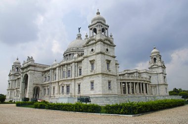 Victoria Memorial Hall görünümünü. Şu anda müze olarak hizmet vermektedir. Kalküta, Batı Bengal, Hindistan