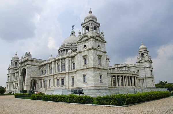 Uitzicht Victoria Memorial Hall Momenteel Dient Als Een Museum Kolkata — Stockfoto