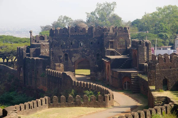 Panaromisk Entrén Syn Bidar Fort Bidar Karnataka Indien — Stockfoto