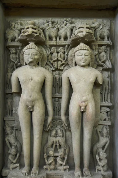 Jain Muzeum Jain Tirtankara Východní Skupiny Khajuraho Madhya Pradesh Indie — Stock fotografie