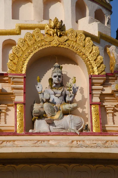 Ídolo Del Señor Shiva Situado Templo Papnash Bidar Karnataka India —  Fotos de Stock