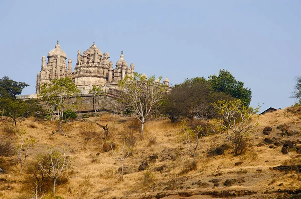 Vista Parcial Templo Bhuleshwar Pune Maharashtra Índia — Fotografia de Stock