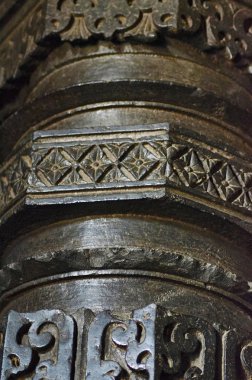 Güzel oyma ayağı, Kopeshwar Tapınağı, Khidrapur Kocaeli Türkiye