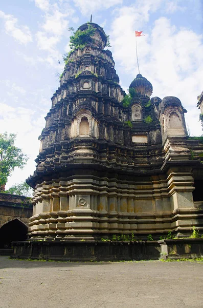 Vista Templo Mahuli Sangam Satara Maharashtra India —  Fotos de Stock