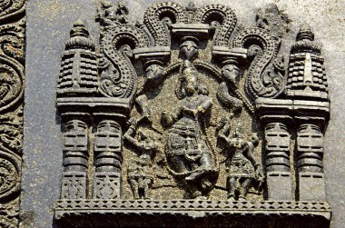 Oyma şekil, tapınak kompleksi, Warangal Kalesi, Warangal, Telangana
