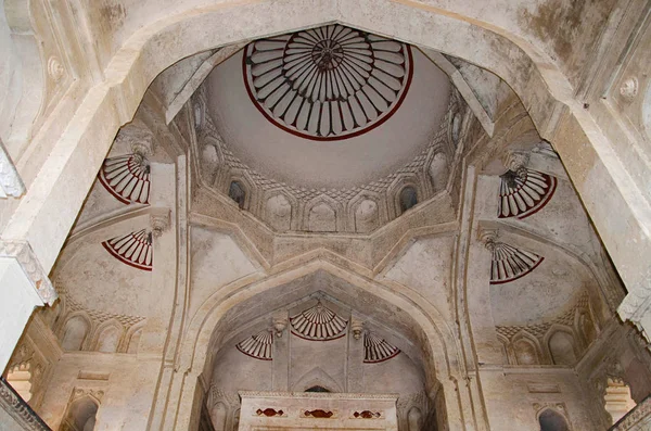 Sufit Urządzone Chaturbhuj Świątyni Orchha Madhya Pradesh Indie — Zdjęcie stockowe