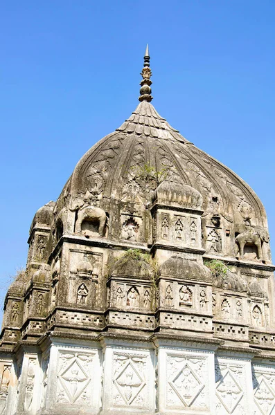 Figuras Pared Del Templo Distrito Chhatarpur Madhya Pradesh India —  Fotos de Stock