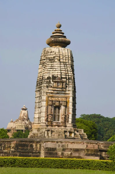 パールバティ寺院 Shrinelet パールヴァティー ウエスタン グループ カジュラホ マディヤ プラデーシュ州 インド世界遺産 — ストック写真