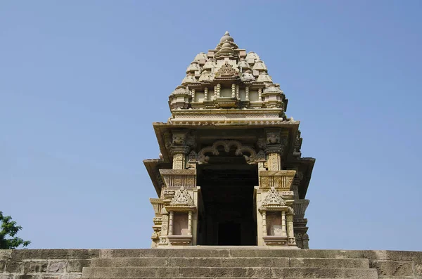 Javari Chrám Shikaře Top View Východní Skupiny Khajuraho Madhya Pradesh — Stock fotografie