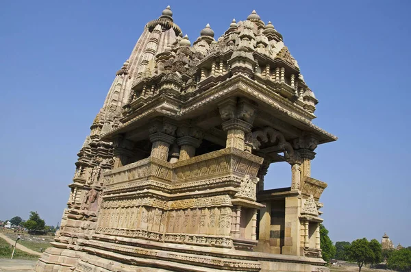 JAVARI TEMPLE, Facade - South East View, Eastern Group, Khajuraho, Madhya Pradesh, India, UNESCO World Heritage Site