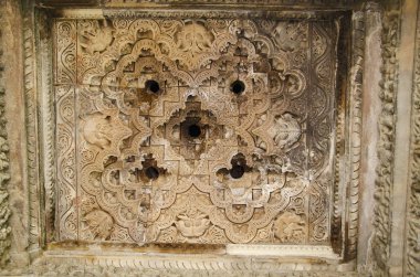 Javari Tapınağı, Mandapa - tavan, Doğu Grubu, Khajuraho, Madhya Pradesh, Hindistan Unesco Dünya Mirası
