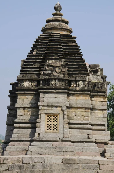 Brahma Temple Facciata Sud Est Gruppo Orientale Khajuraho Madhya Pradesh — Foto Stock