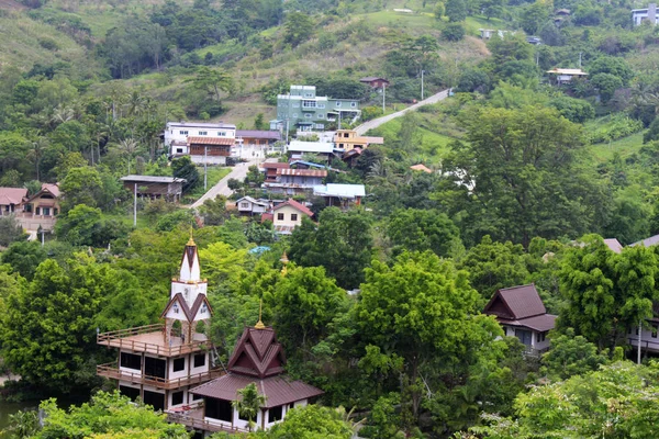 Vale Cidade Desde Pha Sorn Kaew Khao Kor Phetchabun Tailândia — Fotografia de Stock