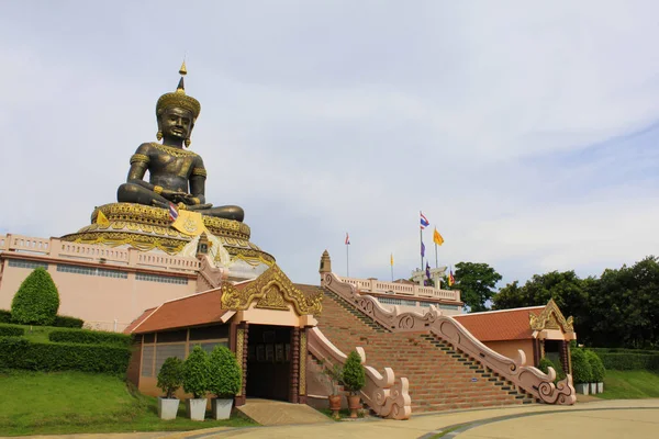 Entrada Principal Passos Para Ídolo Phra Buddha Maha Dhammraja Phetchabun — Fotografia de Stock