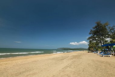 Doğal görünümü Agonda Beach, Güney Goa, Hindistan