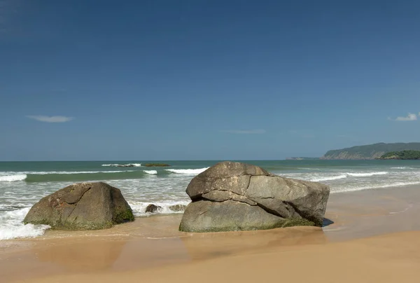 Pedregulhos Agonda Beach South Goa Índia — Fotografia de Stock