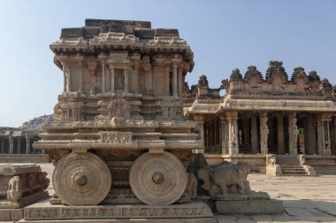 Taş Charriot, Vittala Tapınağı iyon Hampi, Karnataka, Hindistan