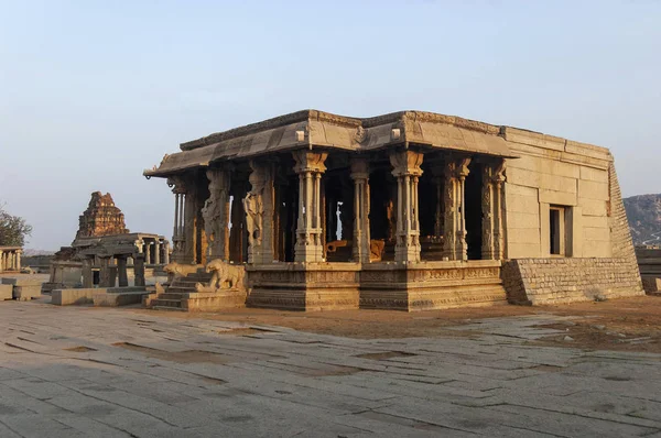Templo Vittala Con Pilares Musicales Hampi Karnataka India — Foto de Stock
