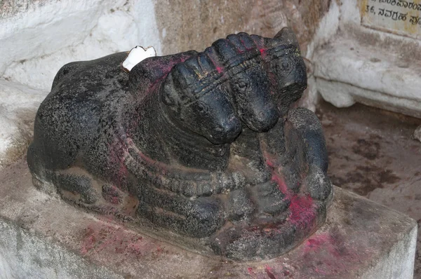 Başlı Nandi Boğa Hampi Karnataka Hindistan — Stok fotoğraf