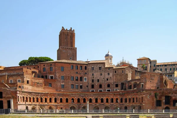 Voci Dal Colosseo Mercatini Traiano Roma Italia — Foto Stock