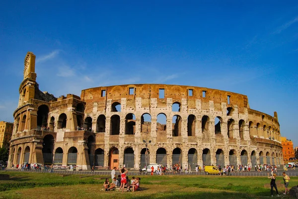 Colosseum Róma Olaszország 2008 Június Turisztikai — Stock Fotó