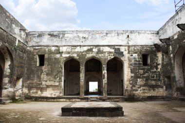 Daulatabad Deogiri kale duvarı, Aurangabad, Maharashtra, Hindistan.