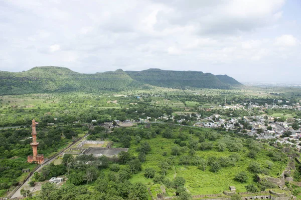 View from Daulatabad Deogiri fort, Maharashtra, India.