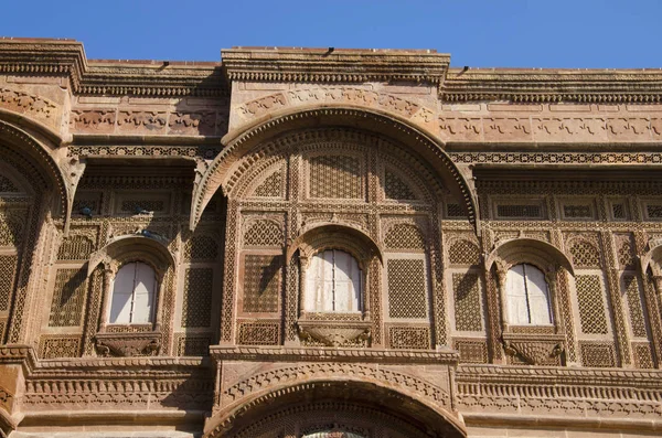 Exterior of Mehrangarh or Mehran Fort, Jodhpur, Rajasthan, India. — Stock Photo, Image