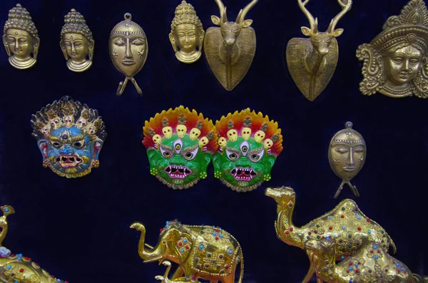 Metal, souvenirs de latón, Pokhran, Rajasthan, India . —  Fotos de Stock