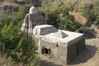 Gaumukh Tapınağı, Buldhana Bölgesindeki Lonar, Maharashtra, Hindistan