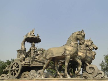 Gita Chariot, Kurukshetra, Haryana, India clipart