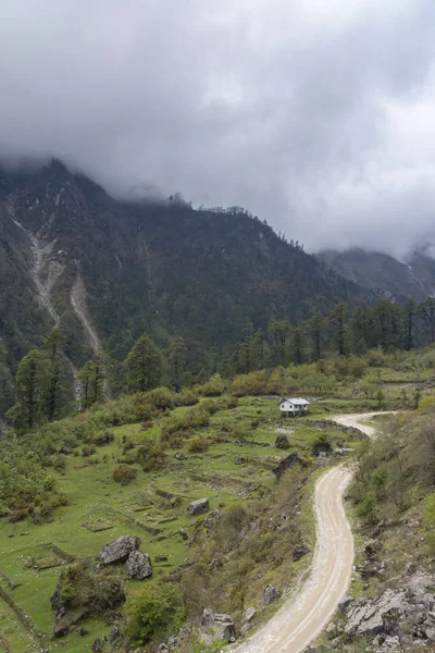 Lachun Gurudongmar road, Sikkim, Índia — Fotografia de Stock