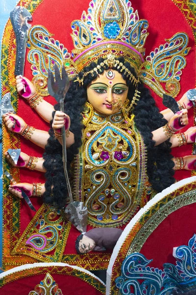 Durga Deity, Kumartuli, Kolkata, India —  Fotos de Stock