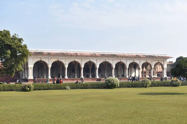 Agra Uttar Pradesh Indien Januar 2020 Frontansicht Diwan Oder Halle — Stockfoto