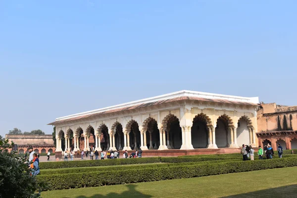 Agra Uttar Pradesh Inde Janvier 2020 Vue Latérale Diwan Salle — Photo