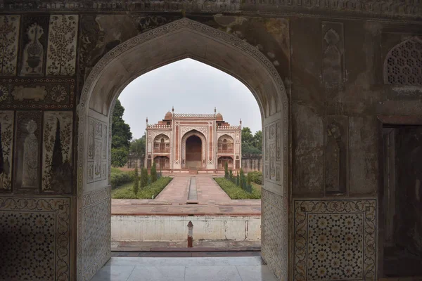 Agra Uttar Pradesh India Enero 2020 Puerta Mausoleo Itmad Daulah — Foto de Stock