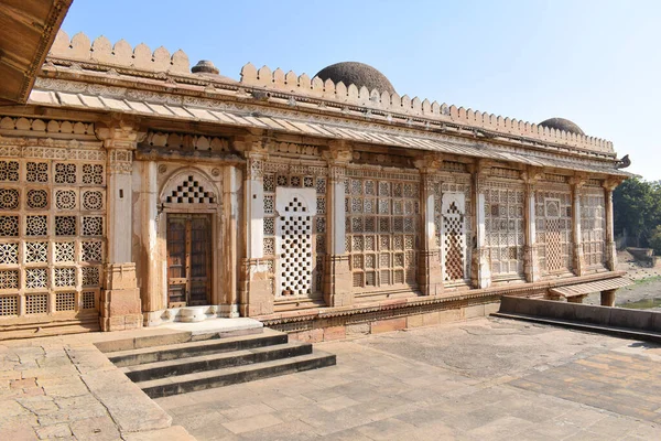 Sarkhej Roza Είναι Ένα Τζαμί Και Συγκρότημα Τάφων Ahmedabad Στο — Φωτογραφία Αρχείου