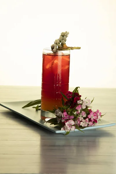 Jack Rose Cocktail Cocktail Mit Apfeljack Grenadine Und Zitronen Oder — Stockfoto