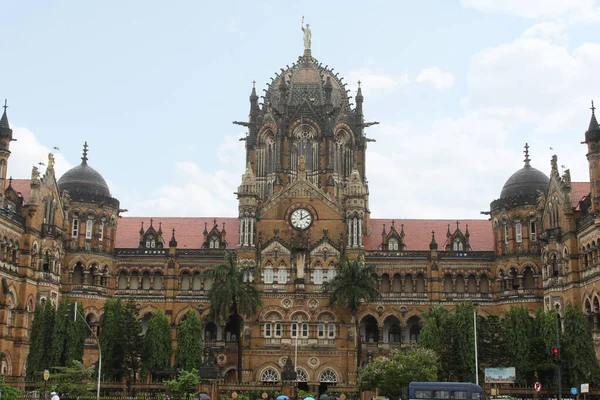 Sept 2019 Mumbai Maharashtra India Chhatrapati Shivaji Maharaj Terminus Victoria — Stockfoto