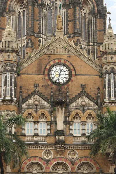 Chhatrapati Shivaji Maharaj Terminus Victoria Terminus Treinstation Unesco World Heritage — Stockfoto