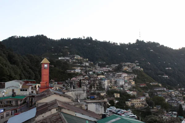 Vew Mussoorie Clock Tower Mussoorie Uttarakhand Índia — Fotografia de Stock