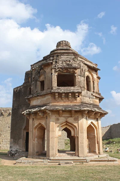 Torre Banda Cerco Dannayaka Hampi Karnataka Índia — Fotografia de Stock